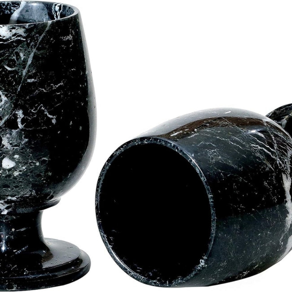 Marble Wine Glasses Set of 2